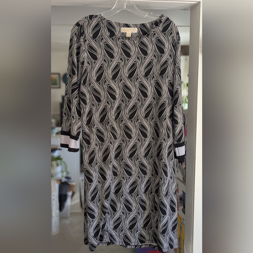 Retro Black And White Dress